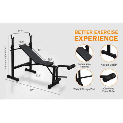 Weightlifting Bench With Squat